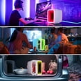 thumbnail image 6 of BEICHEN 4L Mini Fridge with LED Light – Portable Cooler & Warmer for Skincare, Drinks, Bedroom, Office, Car & Gaming Setup – Holds 6 Cans (White), 6 of 10
