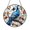 Acrylic 3.5 Inch, variant on Wildlife Theme Window Decor – Blue Jay Stained Glass Style