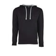 thumbnail image 2 of Next Level Unisex The French Terry Hooded Pullover 9301, XS, Black/Heather Grey, 2 of 3