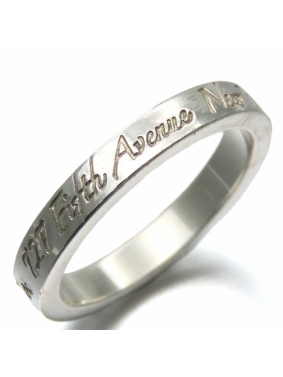 Pre-Owned Tiffany Ring, Naughty Narrow New York, 925 Silver, approx. 2.4g, #7.5,... (Good)
