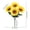 B, variant on Under $3 Artificial Sunflower Stem 7-Head Sunflower Spray Plastic For Living Room Vase Filler Wedding Arch Arrangement (C) (1Pc)