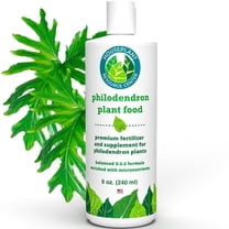 Philodendron Fertilizer - Indoor House Plant Fertilizer - Tropical Plant Food - Urea-Free Care - Liquid Fertilizer for Indoor Plants - NPK Ratio of 3-3-3 for Healthy Roots, Stems, Leaves 8 Ounces