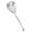Silver, variant on Skimmer Ladle, Stainless Steel wok spatulaDurable Strainer Spoon For Draining & Frying