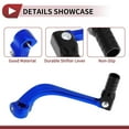 thumbnail image 3 of Folding Motorcycle Gear Shifter Lever for Honda CRF110F 2013-2018 Aluminum Alloy Pedal Shift Lever Arm Blue Lever Black Head, 3 of 6
