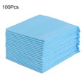 thumbnail image 2 of Flmtop 20/40/50/100Pcs Absorbent Dog Pee Pad Toilet Training Mat Disposable Diapers Blue, 2 of 9