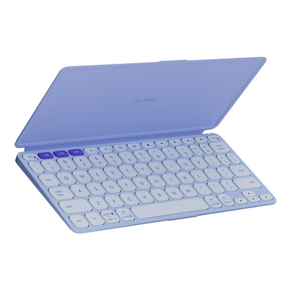 Logitech Keys-To-Go 2 - Keyboard - built-in cover - wireless - Bluetooth LE - QWERTY - English - lilac