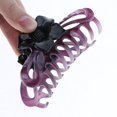 thumbnail image 3 of Pinza de Garra Grande para El Cabello de s Mujeres Fuerte Pinza de Cabello Stying, Paquete de 2 Púrpura Macarena Garra de pelo grande para mujer, 3 of 8