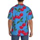 thumbnail image 3 of Fotbe Cherry Camisa Estampada de Manga Corta para Hombre, Casual de Verano, Estilo Playero, Sin Arrugas-Small, 3 of 5