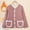 #291-Pink, variant on Ounisa Women's Quilted Lightweight Jackets Casual Long Sleeve Button Down Puffer Coat with Pockets