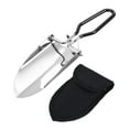 thumbnail image 3 of Colaxi Folding Gardening Trowel, Small Hand Spade Home Camping Spade Mini Spade for Agricultural Transplanting Backyard Yard Soil Black with Bag, 3 of 10