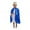 Blue, variant on HXWCHs Girls Sparkling Sequins Short Cape for Stage Performance Carnival Role Play and Party Outfit 3-10 Years Rose Gold