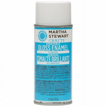 Plaid-Craft MS32313 Martha Stewart Sprayable Enamel Finish-4. 5 Ounces-Gloss