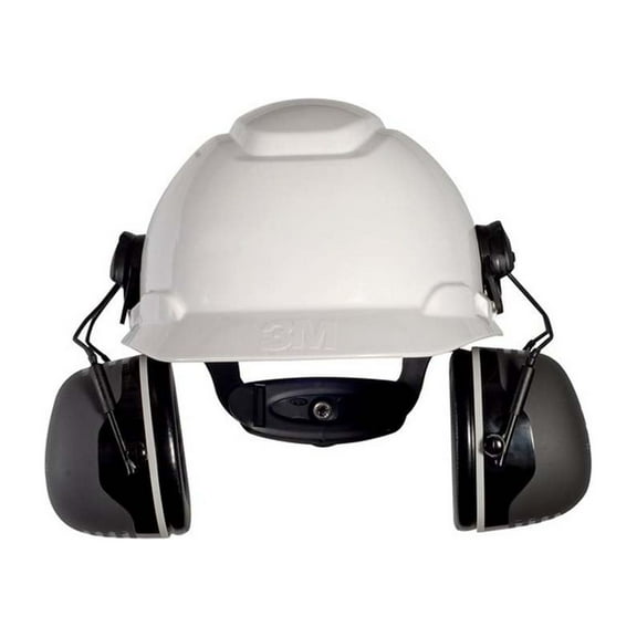 Peltor Black Model X5P3E/37279(AAD) Cap Mount Hearing Conservation Earmuffs