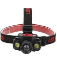 thumbnail image 4 of Linterna frontal LED con luz para la cabeza, recargable por USB, para correr, acampar al aire libre, T6, 4 of 14
