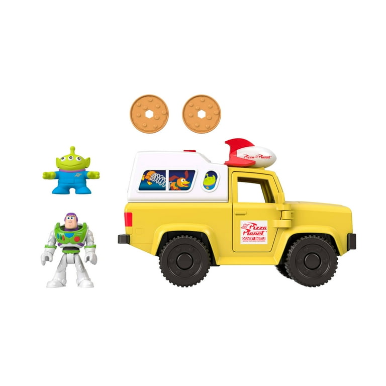 Disney and Pixar Toy Story Pizza Planet Truck with Buzz Lightyear