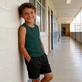 thumbnail image 6 of Abcomgle Kids Tank Tops for Boys Sleeveless Casual Summer Teens Boys Tank Top Solid Crewneck Basic Shirts for Boys 10-12, 6 of 6