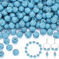 thumbnail image 1 of Craft Beads TINKRSTUFF con diamantes de imitación aguamarina de 10 mm, 150 unidades, 1 of 6