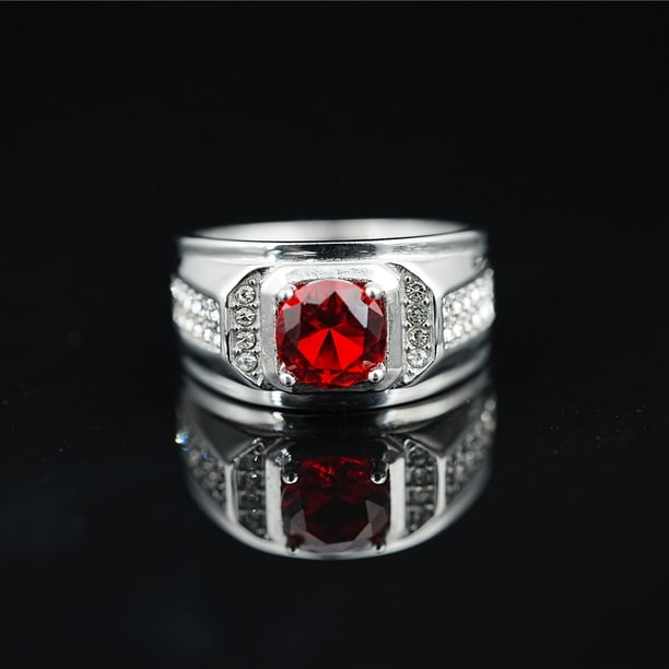 Anillo de diamantes de moda europea y americana para hombre y mujer, anillo de moda para parejas, anillo de propuesta de regalo de cumpleaños