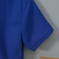 thumbnail image 7 of Asxite Toddler Shirts Solid Color Short Sleeve Stand Collar Button Casual Summer Tops 2-12Y, 7 of 7