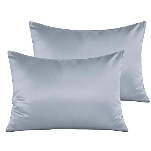 Ultra Soft Plush 12x16 or 13x18 Inch Envelope Closure Travel Pillowcase Blue Kids Pillowcase for Standard Nursery Bedding Pillow 2 Pack Fleece Baby Pillow Case Cover Suyfhdc Toddler Pillowcase 