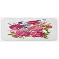 thumbnail image 1 of Shabby Flora Kitchen Mat, Gentle Summer Flora Hyacinths Blackberry and Peonies Victorian Vegetation, Plush Decorative Kitchen Mat with Non Slip Backing, 47" X 19", Multicolor, by Ambesonne, 1 of 1