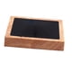 thumbnail image 1 of Bandeja de madera de terciopelo para guardar joyas, organizador, bandejas de exhibición cuadradas Negro, 1 of 9