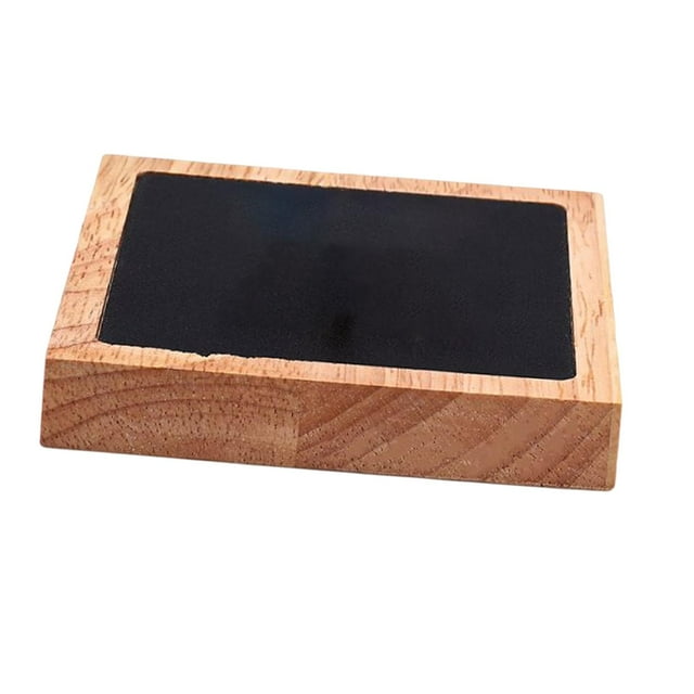 Bandeja de joyería de terciopelo de madera Soporte de bandeja de pulsera Bandeja de almacenamiento Soporte de presentación Bandejas de exhibición para pulsera Collar Cadenas Tocador Negro Sunnimix estante de la joyería