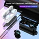 thumbnail image 4 of Bearachild Mini auriculares intrauditivos Bluetooth 5,0 impermeables auriculares manos libres inalámbricos 8D sonido estéreo auriculares deportivos Cables de audio/vídeo blanco, 4 of 5