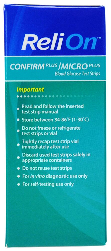 ReliOn Confirm Micro Blood Glucose Test Strips, 50 Count - image 3 of 10