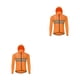 thumbnail image 4 of Eigraketly Chaqueta de ciclismo abrigo con capucha para correr rompevientos chaleco a prueba de viento ropa impermeable mujer hombre montar Naranja 4XL/EUR 3XL 2Conjunto, 4 of 6