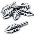 thumbnail image 1 of Krator Silver Motorcycle Spike Bolt Screw Fairings 6pcs Compatible with Honda GL Goldwing Gold Wing Magna, 1 of 4