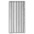 thumbnail image 1 of ABPHQTO Cortina de ducha de poliéster impermeable de madera pintada en blanco desgastado y ganchos 90x180 cm, 1 of 1