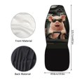 thumbnail image 6 of XYZCANDO Driving Pigs Funny Print Car Front Seat Covers for Woman Decorative Car Seat Covers Protective Easy to Install, for Auto Van SUV, 6 of 9