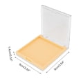 thumbnail image 2 of Unique Bargains 1 Pc Reusable Single Layer Square Nail Storage Box Yellow Plastic, 2 of 5