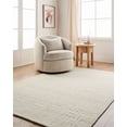 thumbnail image 2 of Hauteloom Janeth Wool Living Room, Bedroom Area Rug - Bohemian, Transitional - Ivory, Light Gray, Cream - 8' x 10', 2 of 2