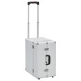 thumbnail image 1 of vidaXL Pilot Trolley 47x39x27 cm Silver Aluminium, 1 of 5