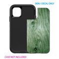 thumbnail image 2 of DistinctInk Custom SKIN / DECAL compatible with OtterBox Defender for iPhone 11 (6.1" Screen) - Green Weathered Wood Grain Print - Printed Wood Grain Image, 2 of 5