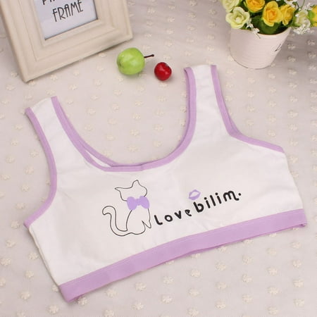 

Child dress New Lovely Girls Printing Underwear Bra Vest Children Underclothes Sport Undies Fragarn