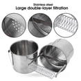 thumbnail image 3 of Artist Brush Washer Double Layer Filtration Portable Stainless Steel Brush Cleaner for Sketching, 3 of 5