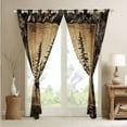 thumbnail image 3 of Camo Deer 42"Wx63"L 30%-50% Blackout Curtains Teen Room,Tree Camouflage Hunting Window Curtains Woodland Animal Curtains & Drapes Retro Pine Tree Wildlife Curtains 2 Panels, 3 of 6