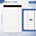 thumbnail image 2 of Paquete de 24 blocs de notas legales de papel reciclado de 5 x 8 g, 80 g/m², 2 of 7