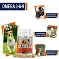 Omega 3 6 9 for Dogs,DHA EPA Fatty Acids, Brain Health, Shiny Coat