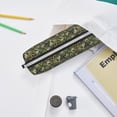 thumbnail image 6 of Rocae Green Skulls for Pen and Marker Pouch with Zipper for Men and Women, Stationery Bag Pen Holder for Work and Office, 6 of 9