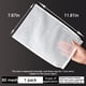 thumbnail image 3 of Bearachild Bolsa de filtro de vino y leche de soja, té, café, aceite, vinagre, yogur, jugo de fruta, comedor en casa, Bar, comida, colador lavable Cocina y Comedor  20 × 30 cm 80 granos Bearachild HA068143-03, 3 of 6