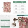 thumbnail image 6 of Peaches Branches Tie Up Curtains for Windows, Adjustable Balloon Window Shades, Farmhouse Spring Botanical Pink Flowers Kitchen Window Treatments Farmhouse Short Curtains with Rod Pocket 42"x45", 6 of 8