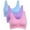 Blue+Pink+Purple, variant on Comy Comfortable Sleep Bra for Women with Removable Pads - 3Pack/Size S-3XL