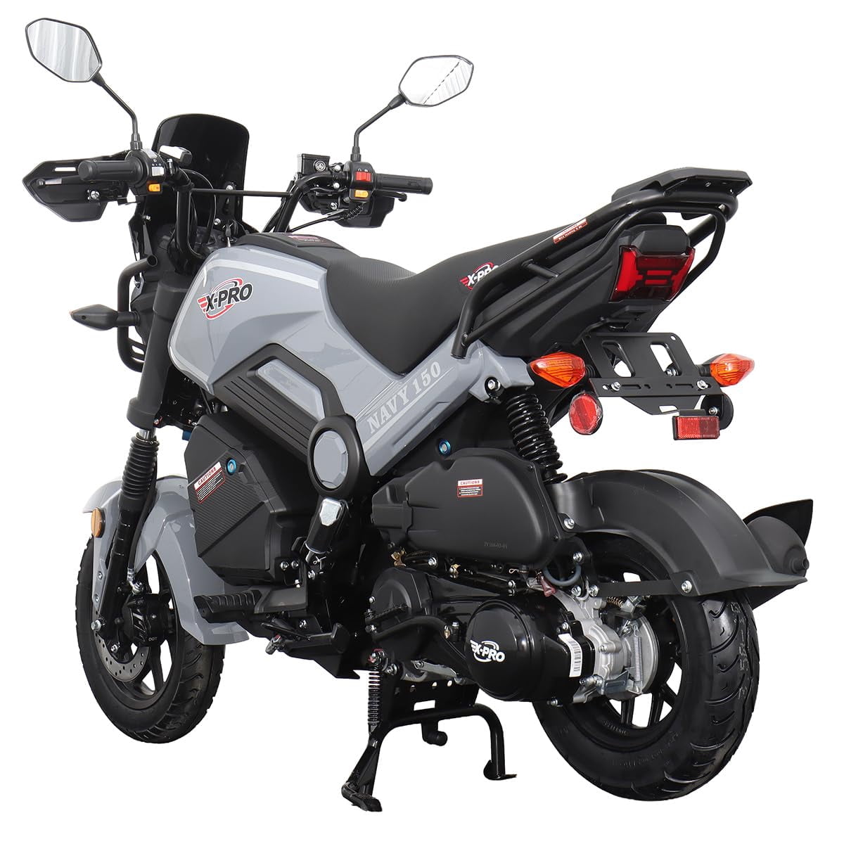 X‑Pro Navy 150cc Automatic Motorcycle – CVT Scooter with Electric & Kick Start, LED Lights, Aluminum Wheels, 149.6cc Air‑Cooled Engine