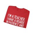 thumbnail image 3 of Funny Saying Teacher Learning School Sarcastic Teac Gildan 18000 Sweatshirt, 3 of 4
