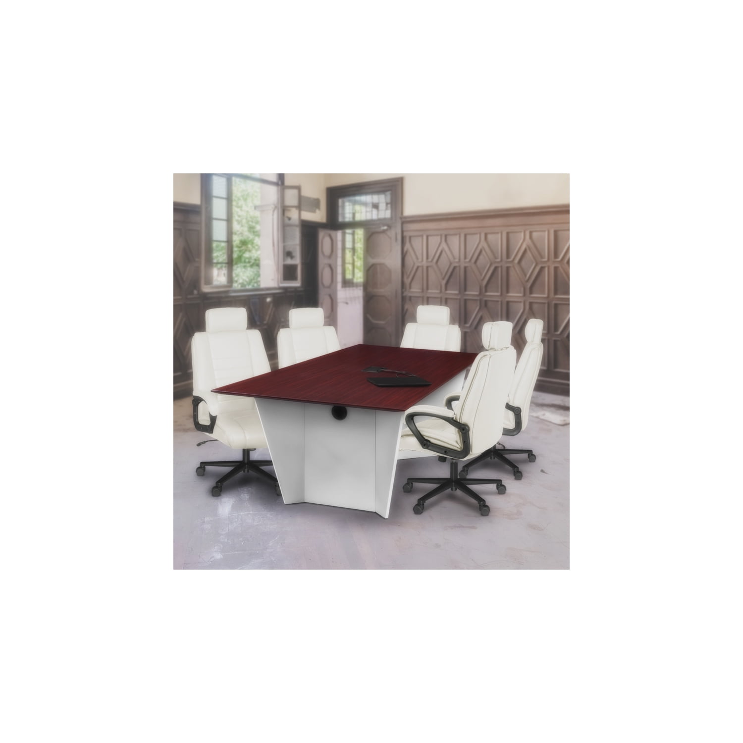 Regency DuraForce Big & Tall Ergonomic Executive Office Chair, 400 lbs Support - Cream