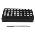 thumbnail image 4 of 36Pcs Metal Punch 3mm Alphabet Leather Printing Carving Marking Craft Tool, 4 of 14